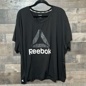 Black Reebok Short Sleeve T-Shirt